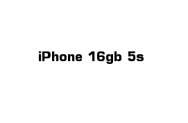 iPhone 16gb 5s